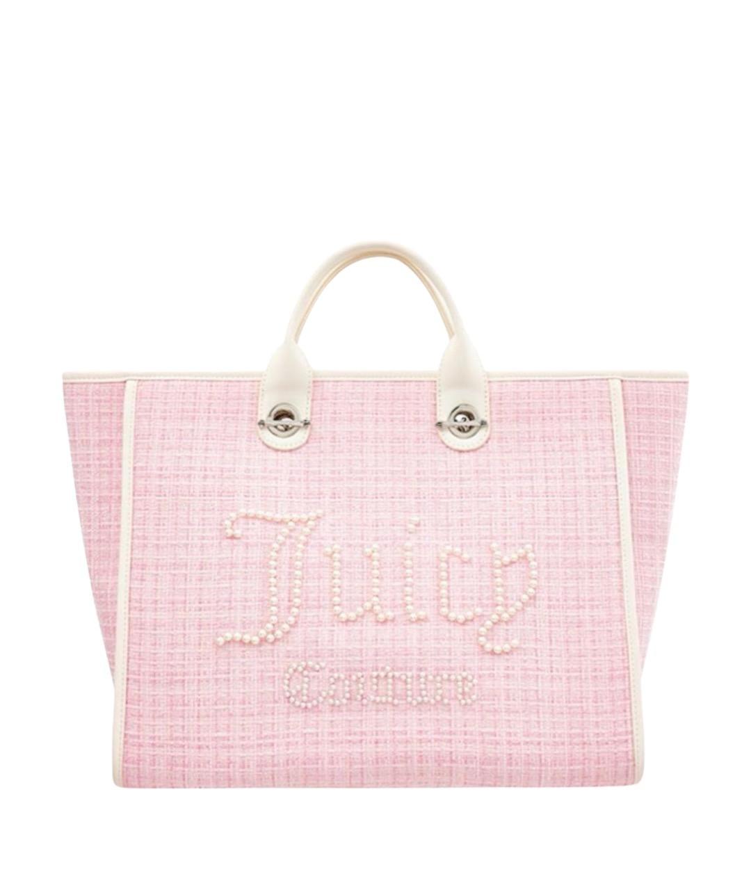 JUICY COUTURE Розовая сумка тоут, фото 1