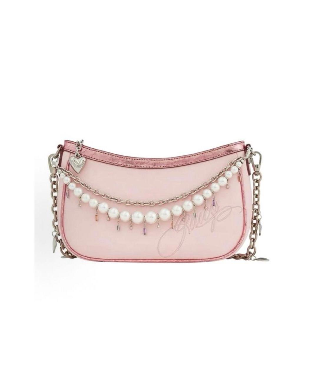 JUICY COUTURE Розовая сумка с короткими ручками, фото 4