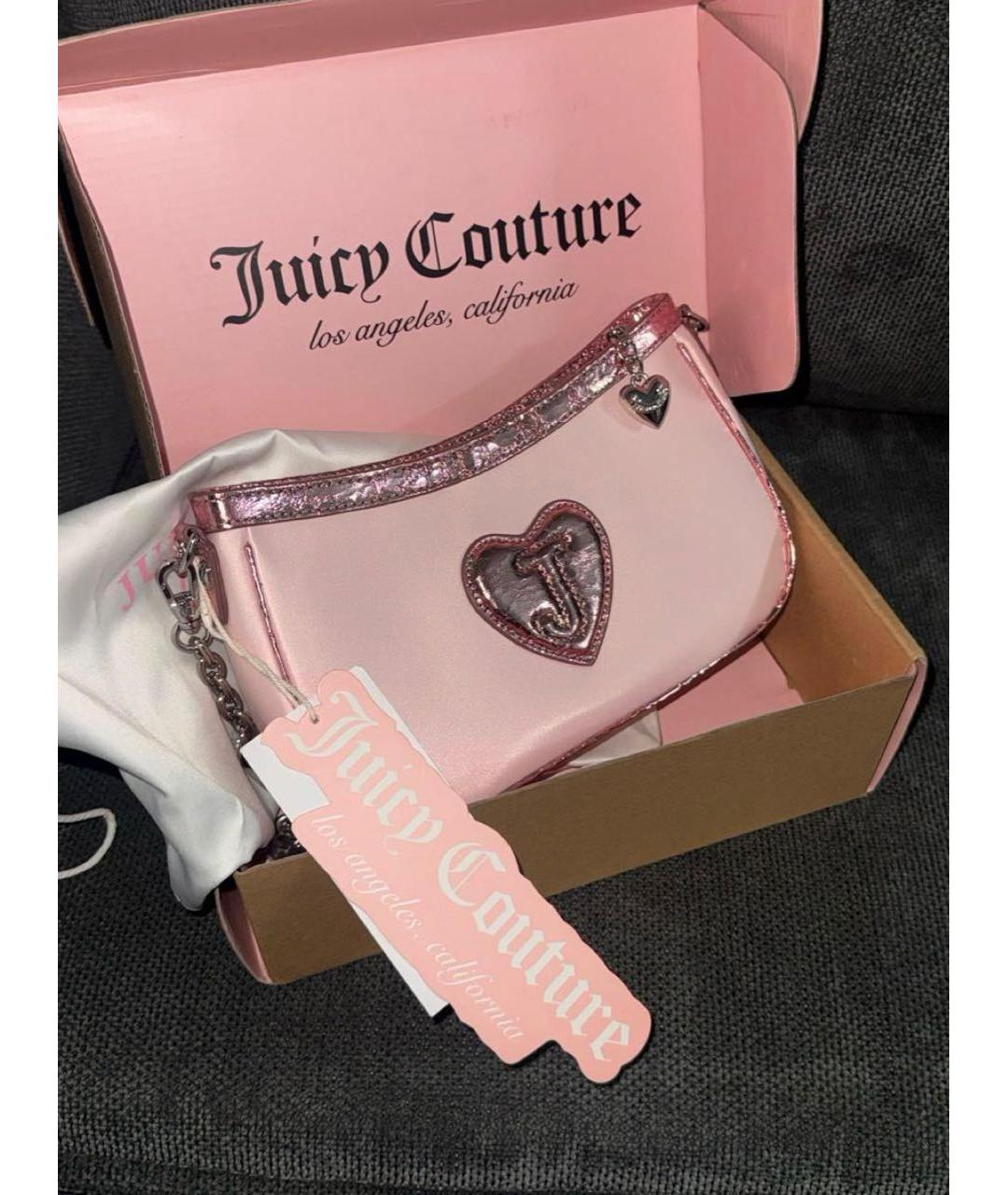 JUICY COUTURE Розовая сумка с короткими ручками, фото 2
