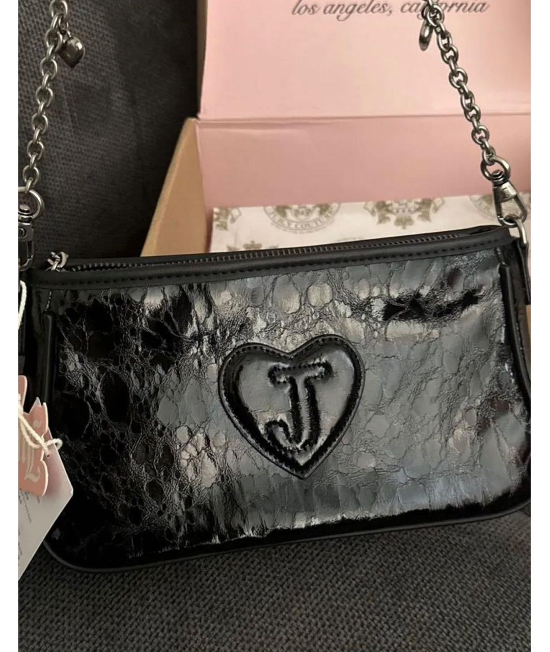 JUICY COUTURE Черная сумка с короткими ручками, фото 3