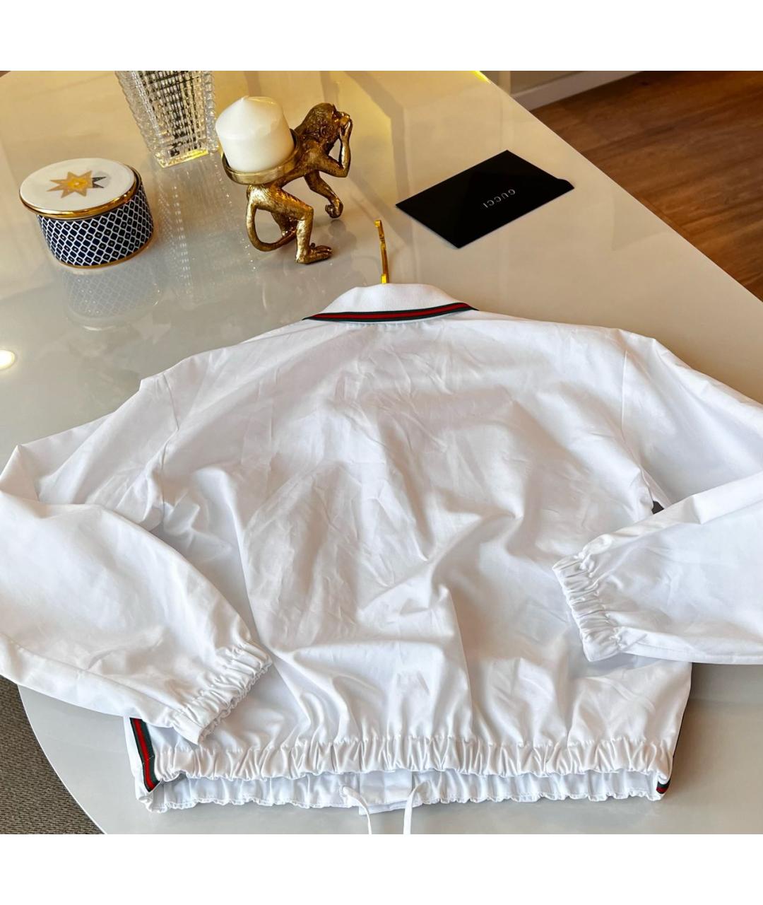 GUCCI Белая спортивная куртка, фото 2