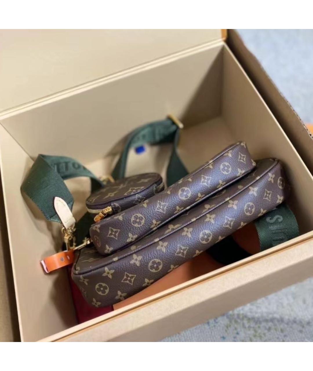 LOUIS VUITTON Коричневая сумка через плечо, фото 4