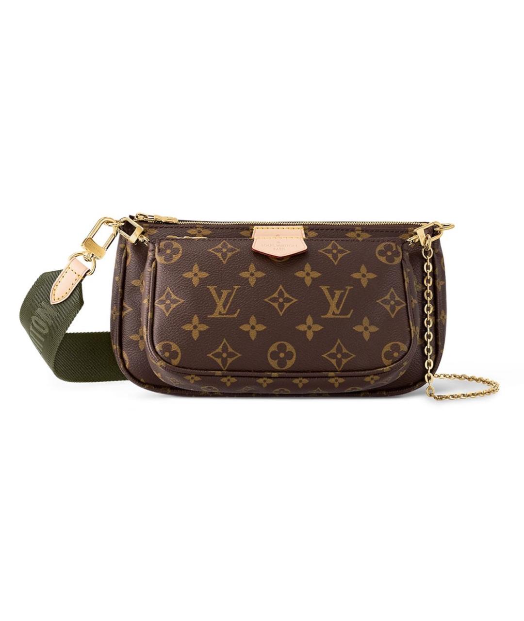 LOUIS VUITTON Коричневая сумка через плечо, фото 5