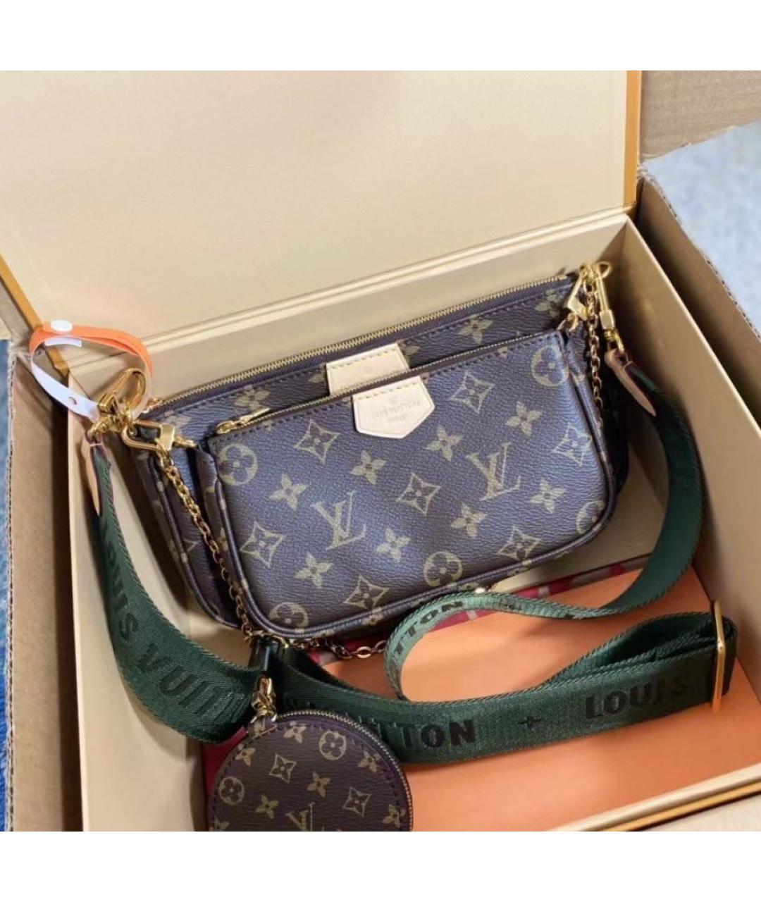 LOUIS VUITTON Коричневая сумка через плечо, фото 2