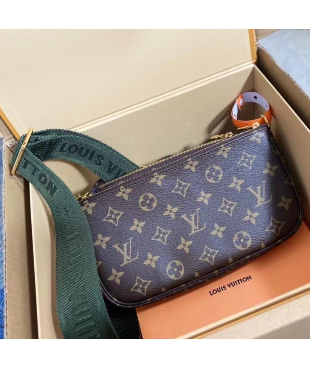 LOUIS VUITTON Коричневая сумка через плечо, фото 3