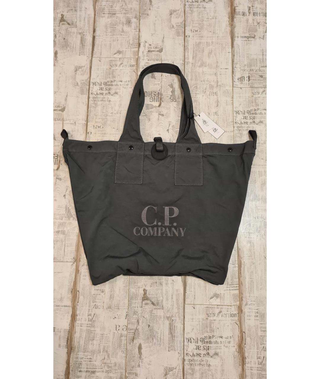 CP COMPANY Серая сумка тоут, фото 5