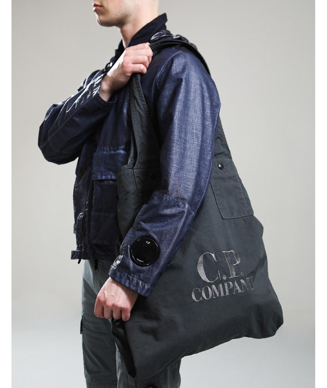 CP COMPANY Серая сумка тоут, фото 4