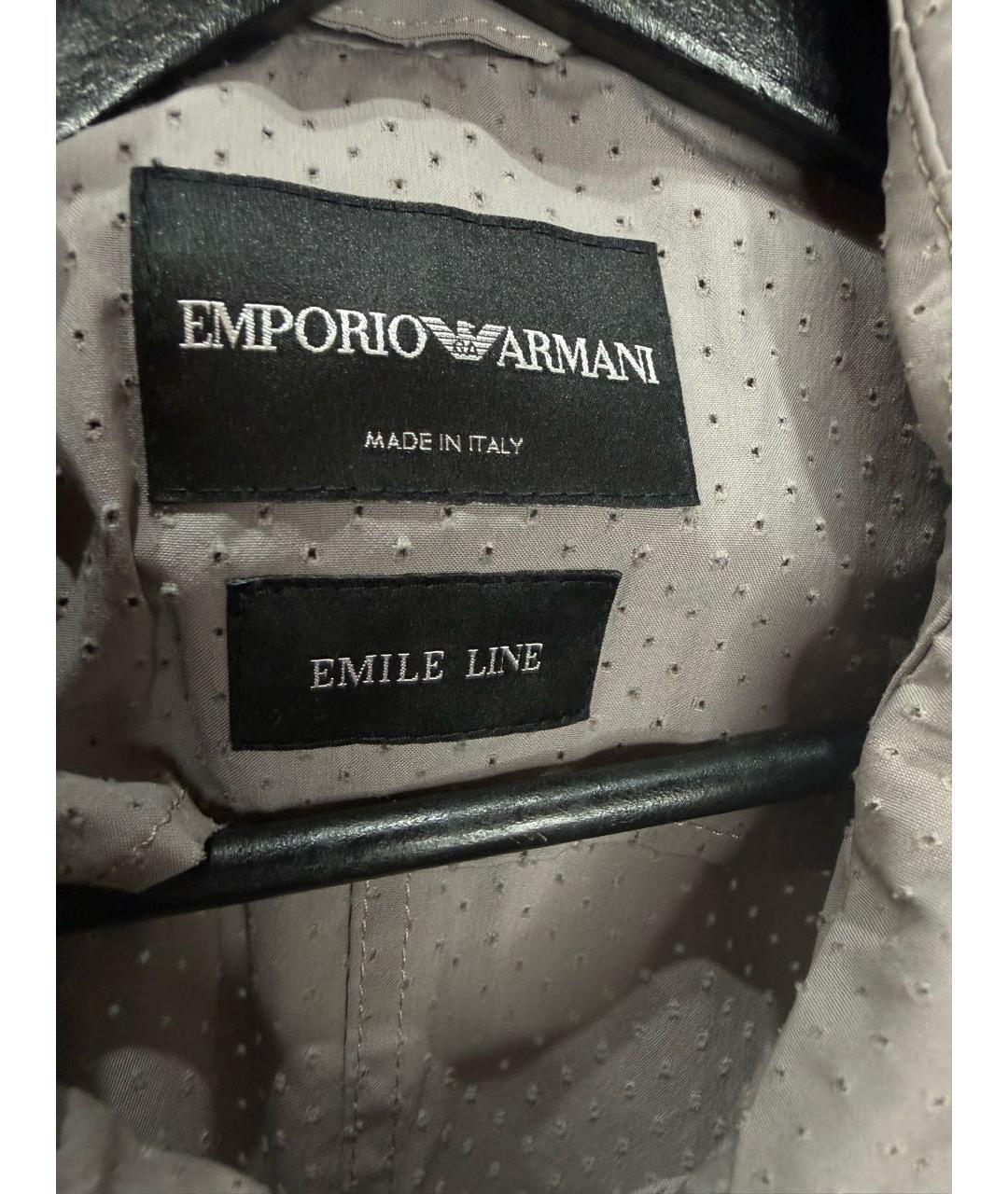 EMPORIO ARMANI Серая шерстяная куртка, фото 5