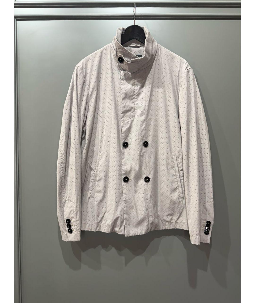 EMPORIO ARMANI Серая шерстяная куртка, фото 9
