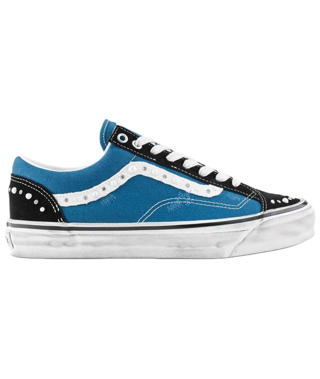 VANS Синие текстильные кроссовки, фото 1