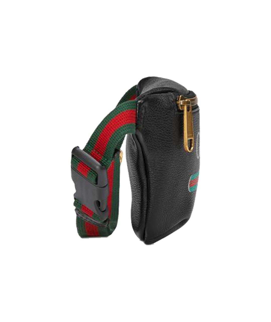 GUCCI Черная поясная сумка, фото 4