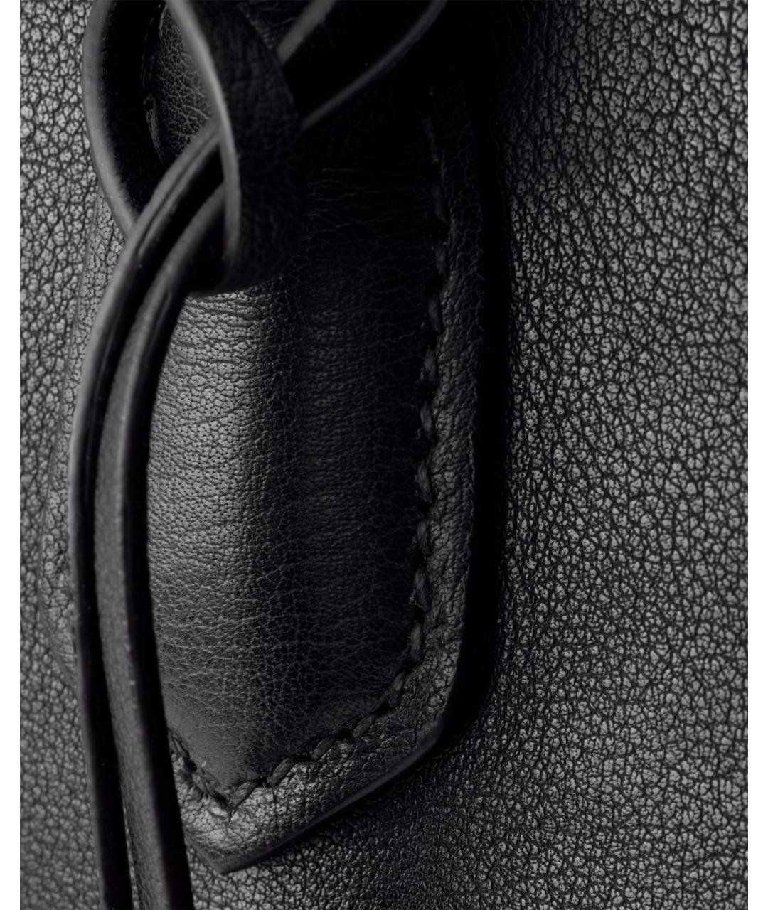 PRADA Черная кожаная сумка тоут, фото 6