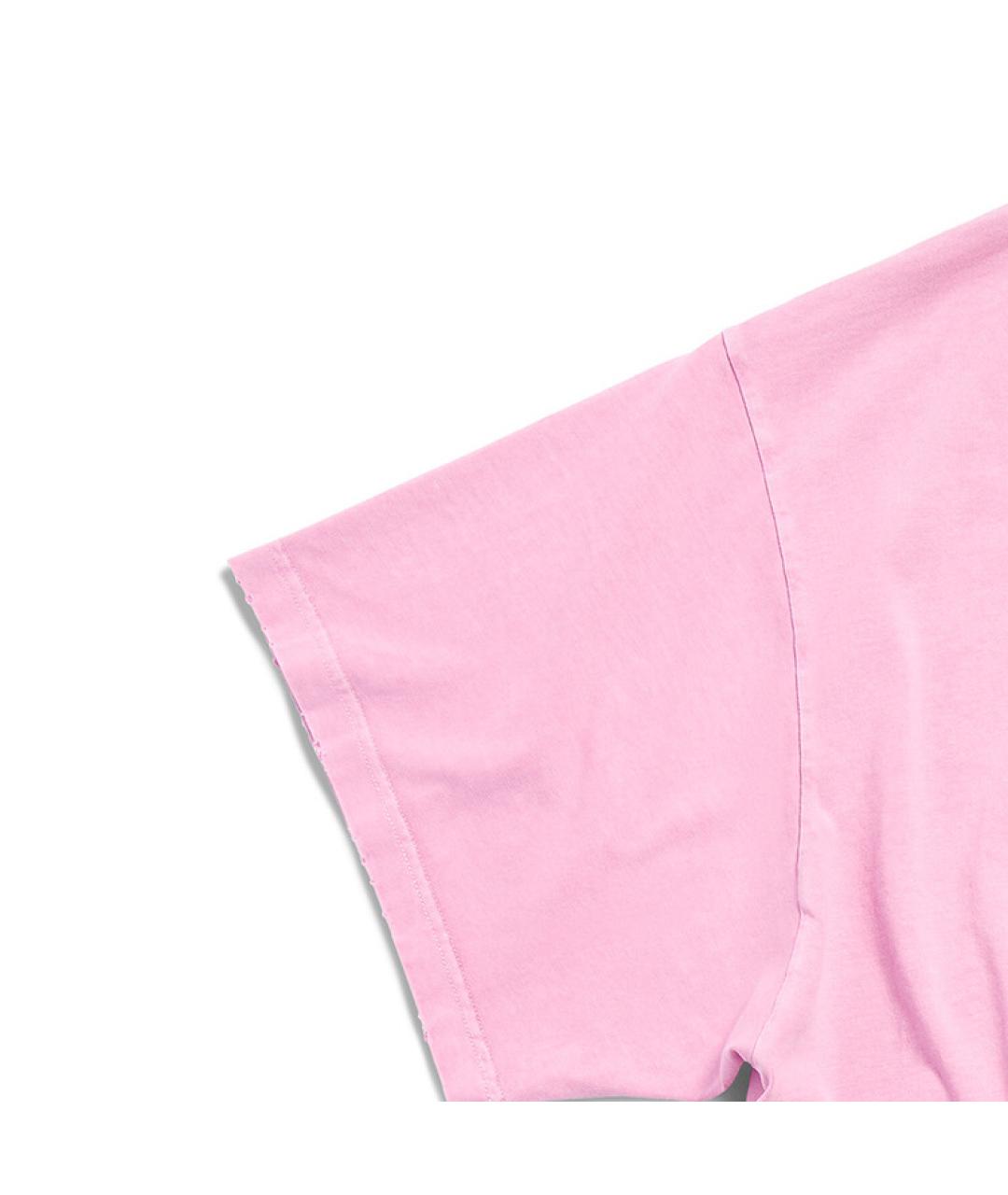 BALENCIAGA Розовая футболка, фото 3