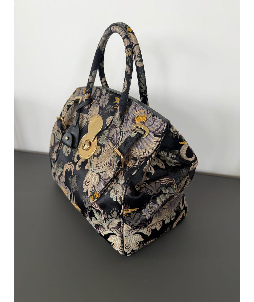 RALPH LAUREN Мульти жаккардовая сумка с короткими ручками, фото 2