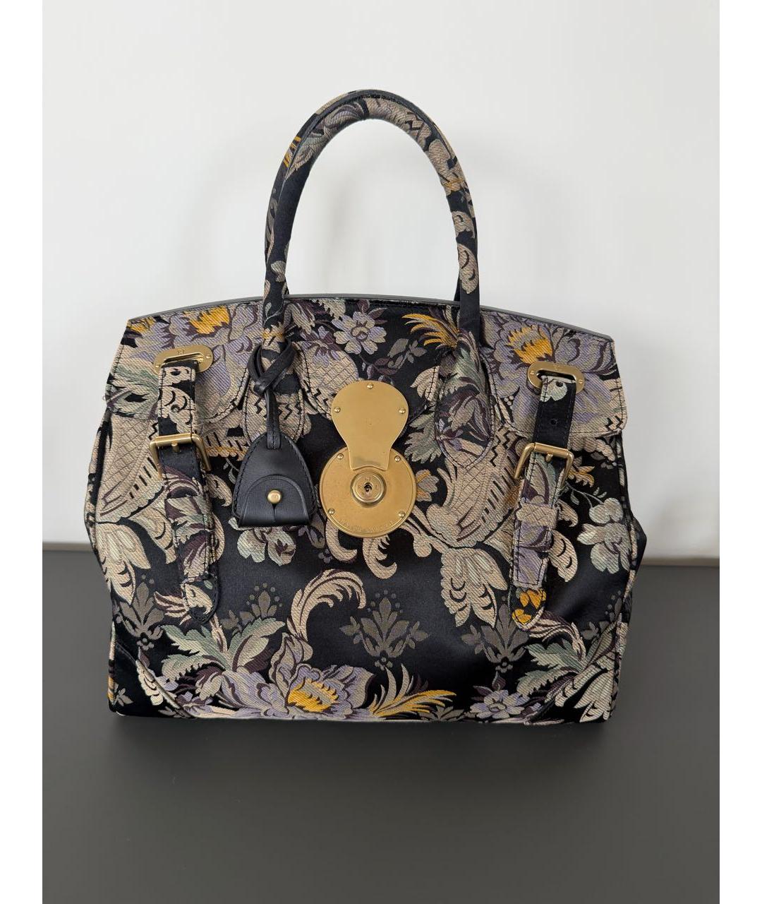 RALPH LAUREN Мульти жаккардовая сумка с короткими ручками, фото 6