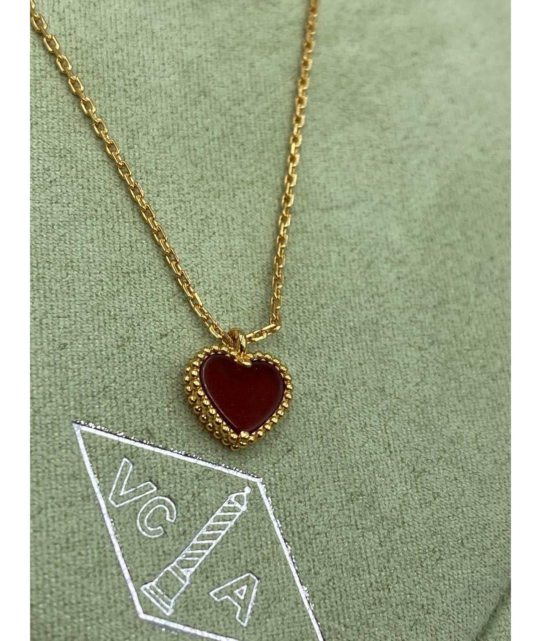 VAN CLEEF & ARPELS Бордовое колье из розового золота, фото 3