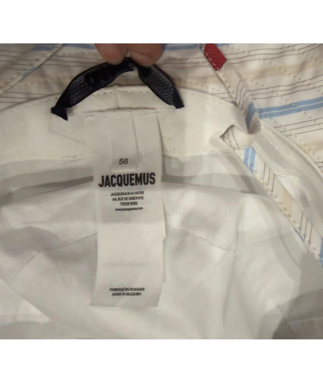 JACQUEMUS Бежевая хлопковая панама, фото 4