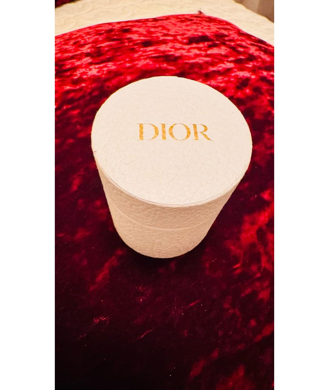 CHRISTIAN DIOR Бежевый шелковый платок, фото 5
