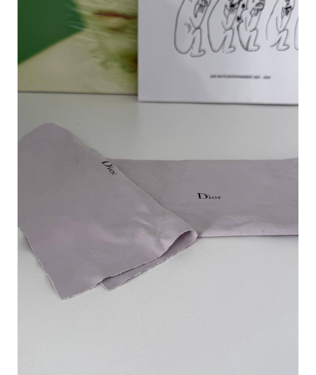 CHRISTIAN DIOR Черные пластиковые солнцезащитные очки, фото 9