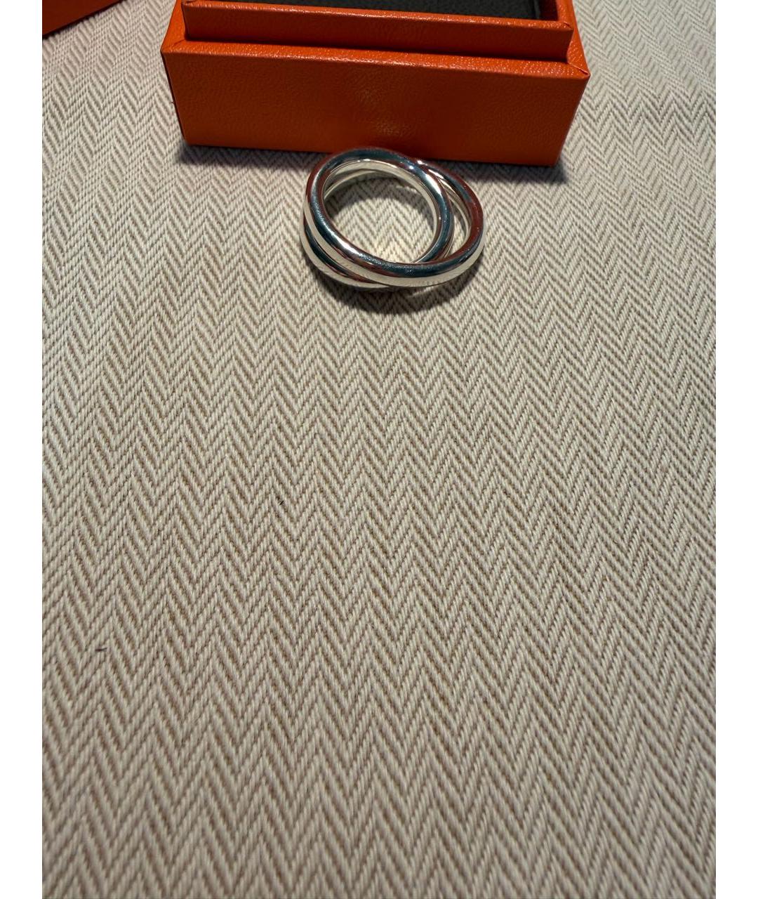 HERMES Серебряное серебряное кольцо, фото 3