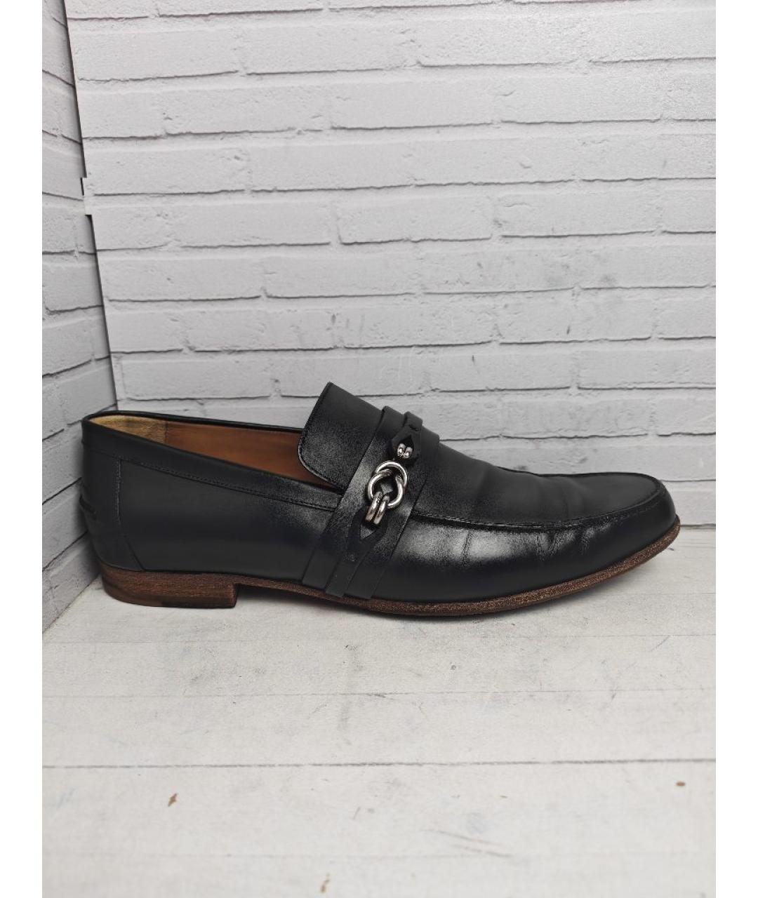 GUCCI Черные кожаные лоферы, фото 9