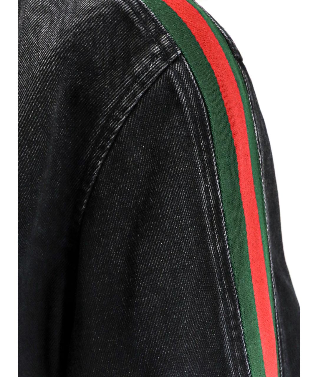 GUCCI Черная деним куртка, фото 3