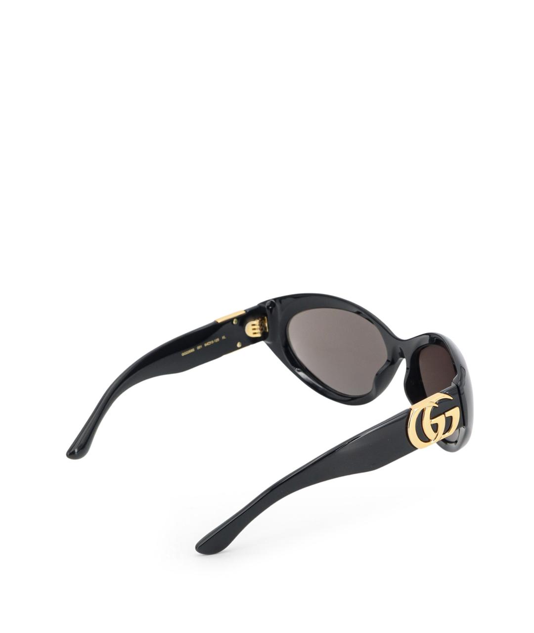 GUCCI Черные пластиковые солнцезащитные очки, фото 3