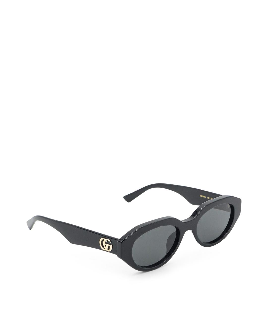 GUCCI Черные пластиковые солнцезащитные очки, фото 2
