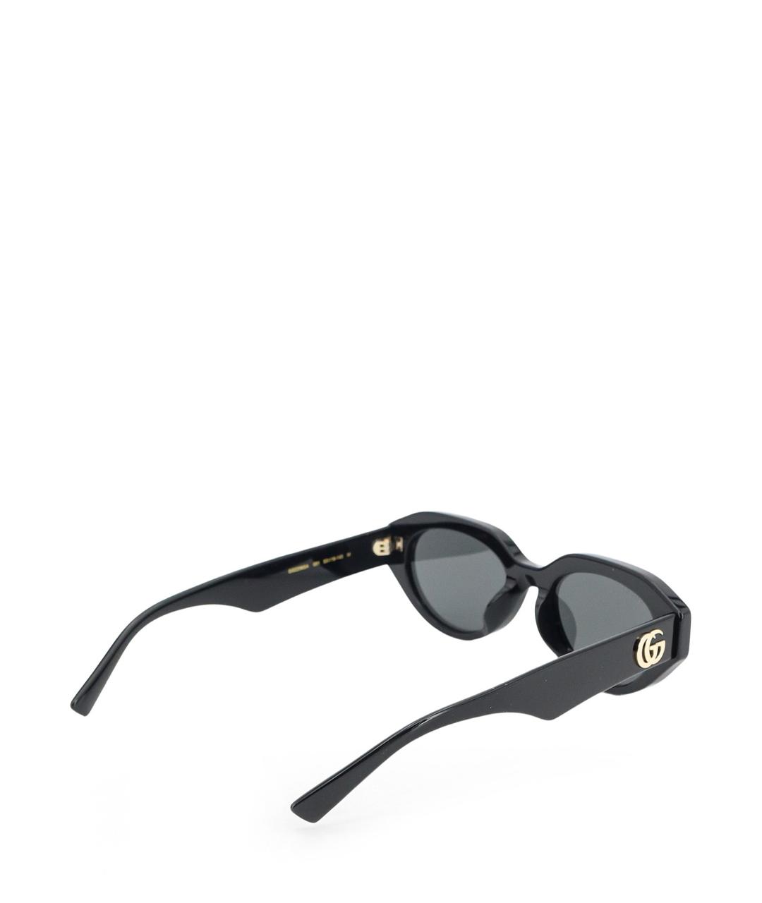 GUCCI Черные пластиковые солнцезащитные очки, фото 3