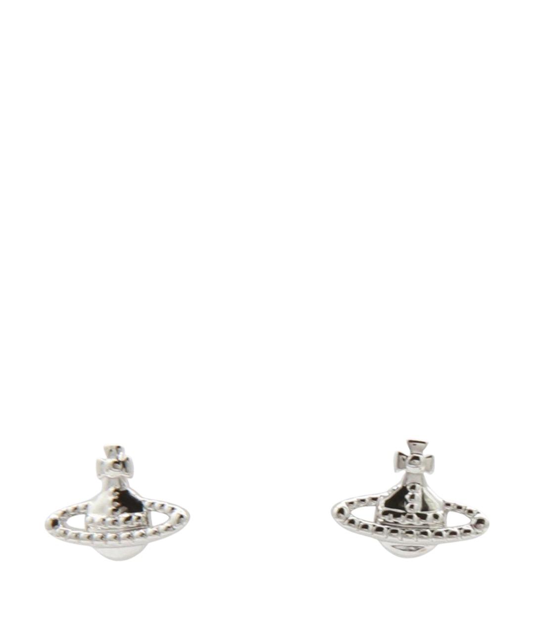 VIVIENNE WESTWOOD Серебряные металлические серьги, фото 1