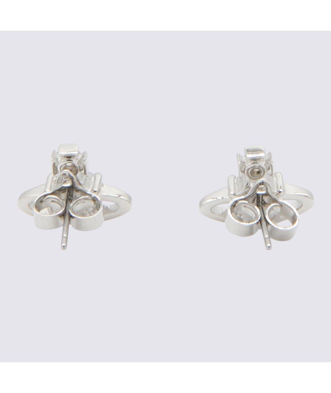 VIVIENNE WESTWOOD Серебряные металлические серьги, фото 2