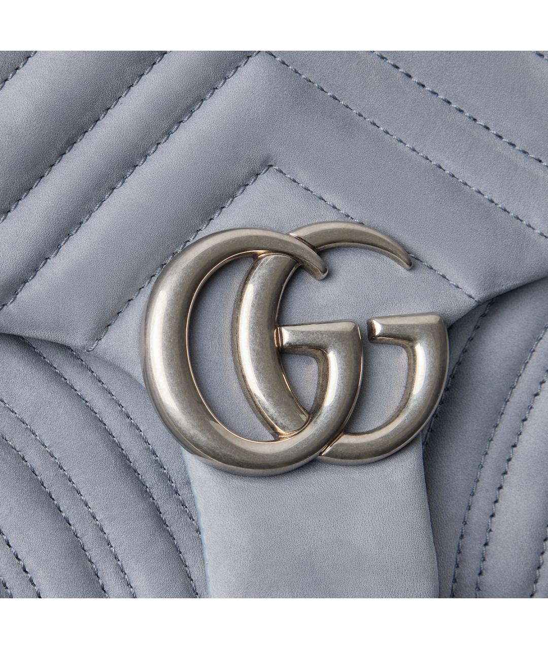 GUCCI Голубая сумка через плечо, фото 3