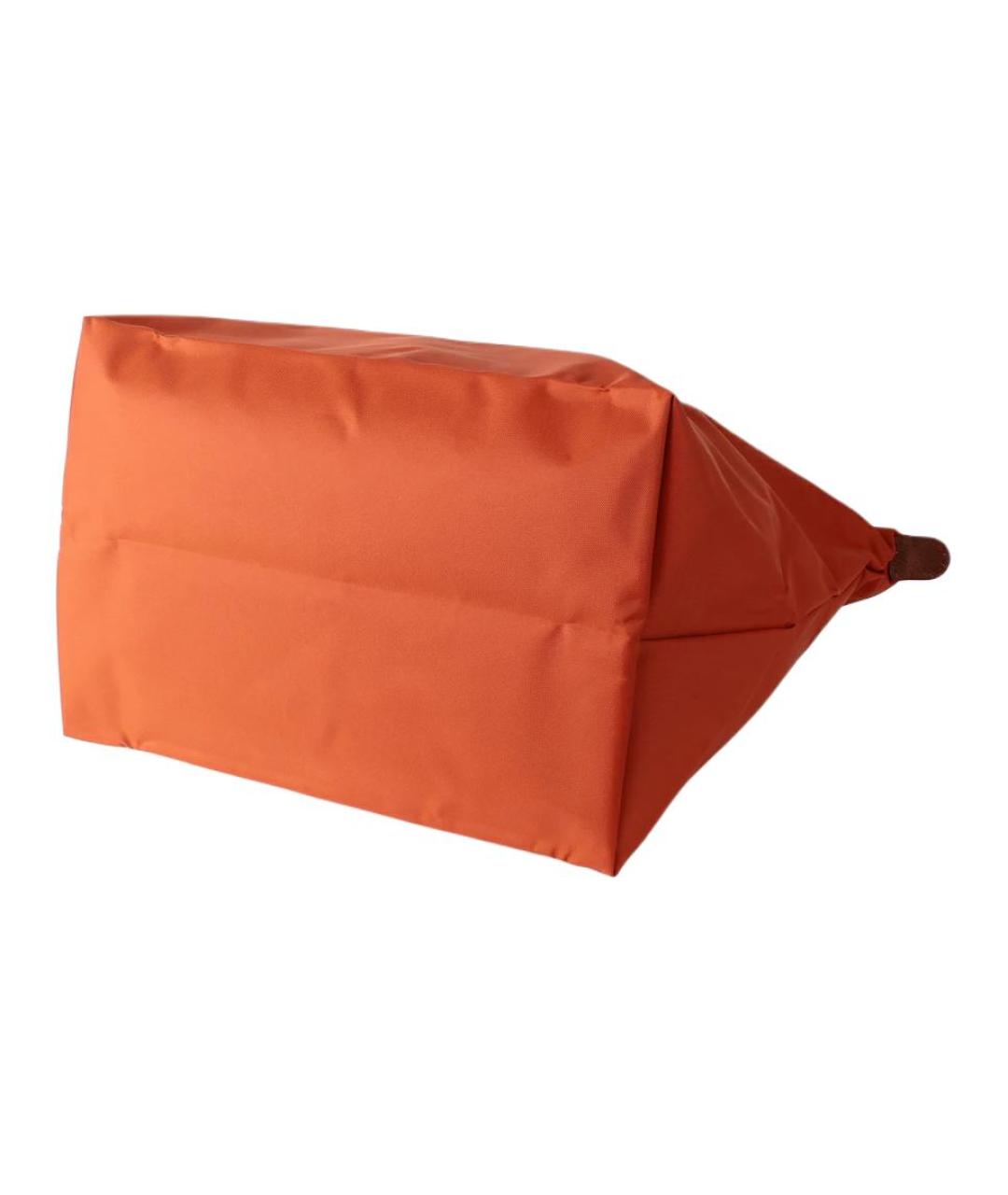 LONGCHAMP Красная тканевая сумка тоут, фото 3