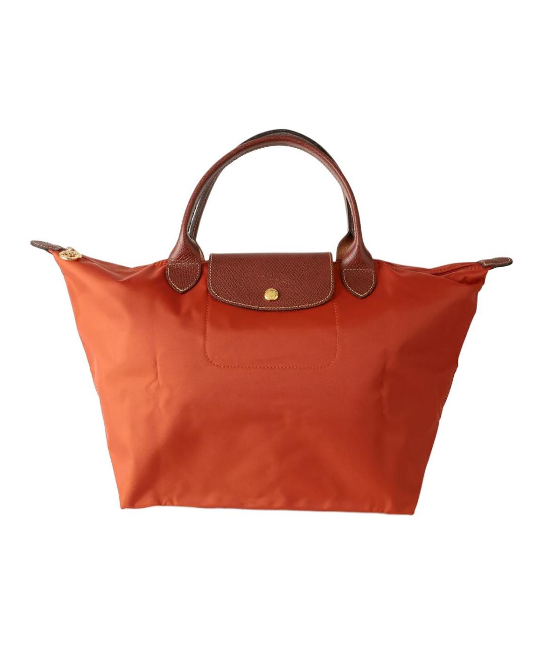 LONGCHAMP Красная тканевая сумка тоут, фото 1
