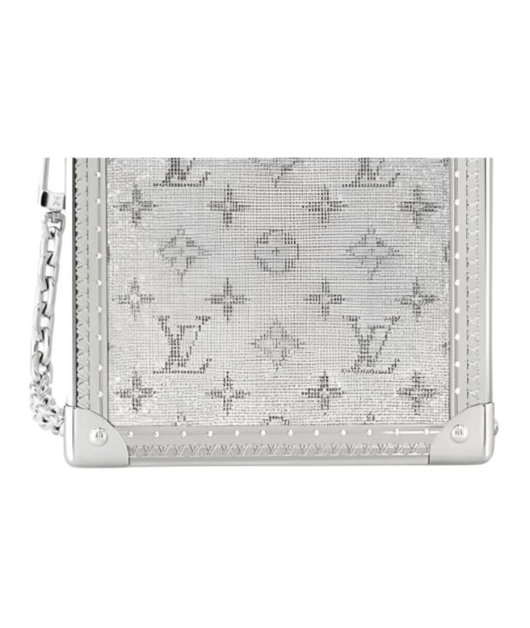 LOUIS VUITTON Серебряная сумка с короткими ручками, фото 3