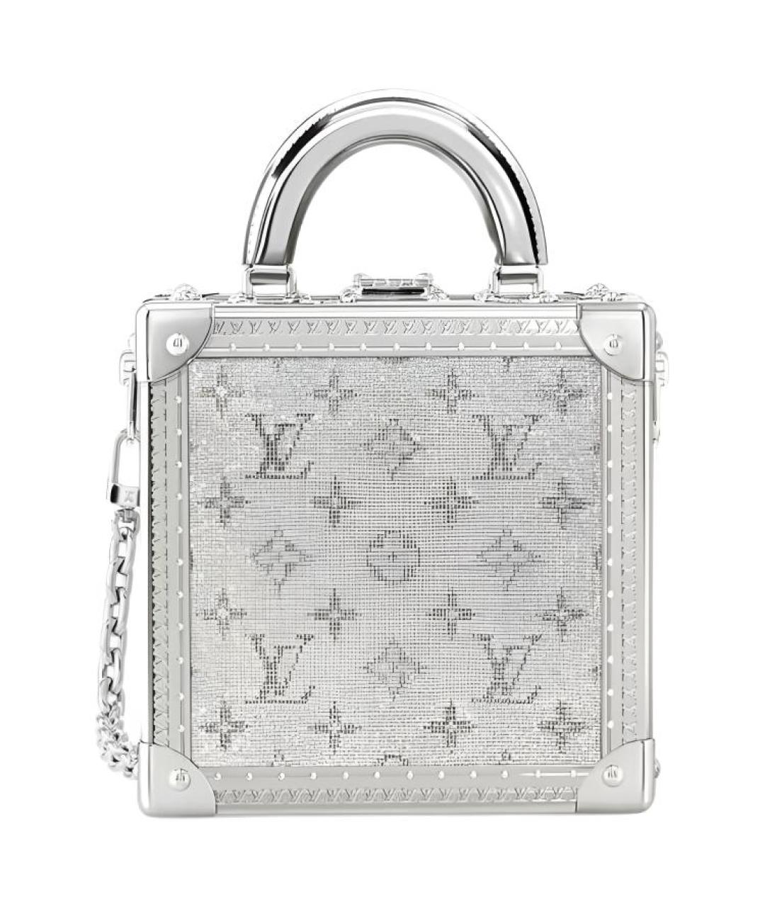 LOUIS VUITTON Серебряная сумка с короткими ручками, фото 1
