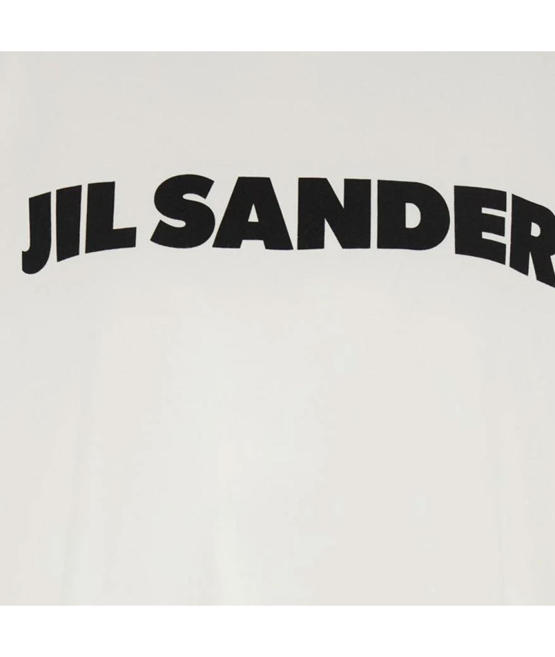 JIL SANDER Белая футболка, фото 4