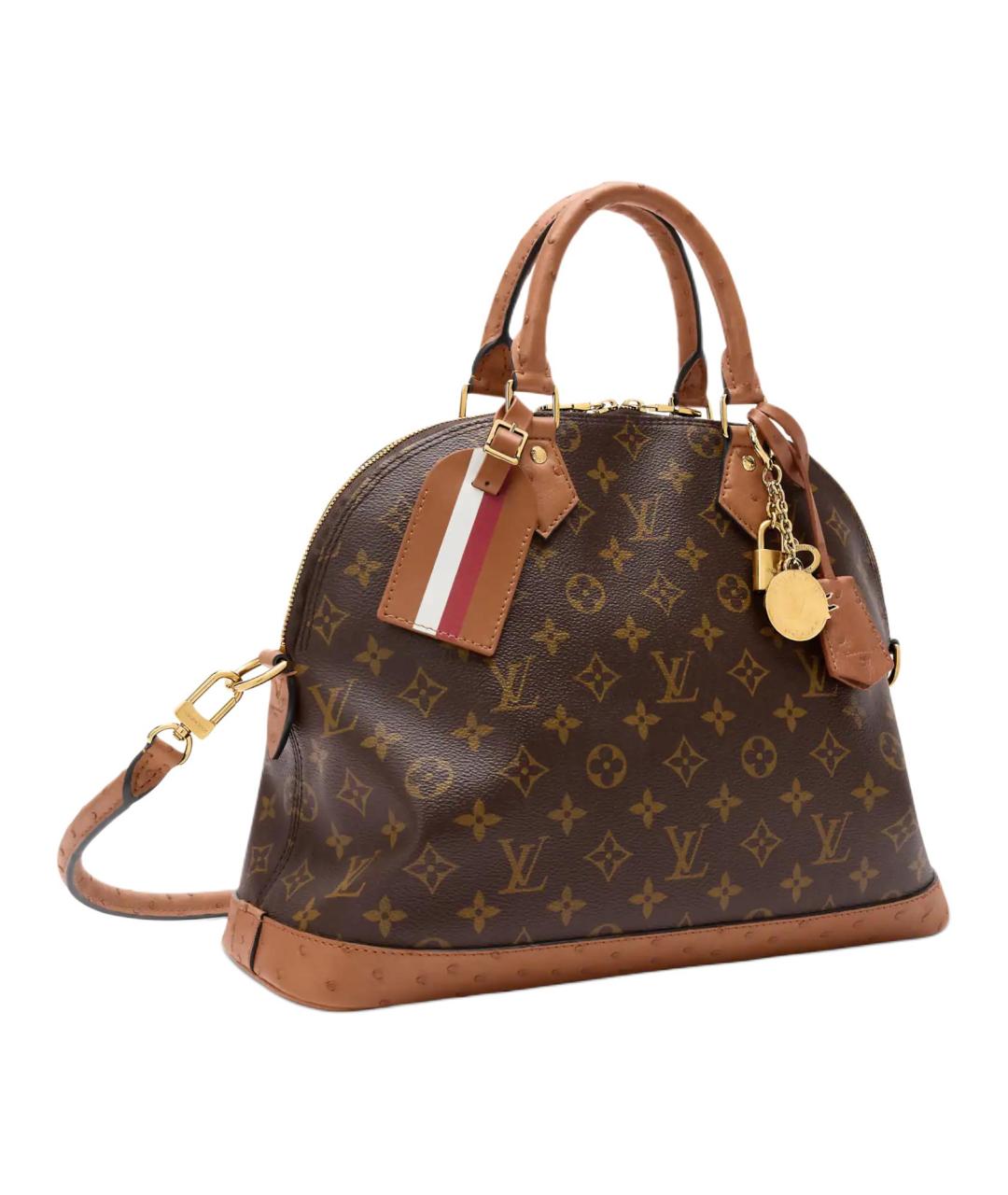 LOUIS VUITTON Коричневая сумка тоут из канвы, фото 2