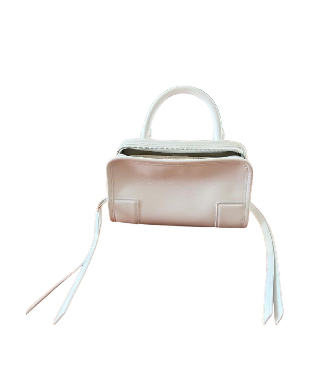 LOEWE Белая кожаная сумка тоут, фото 1