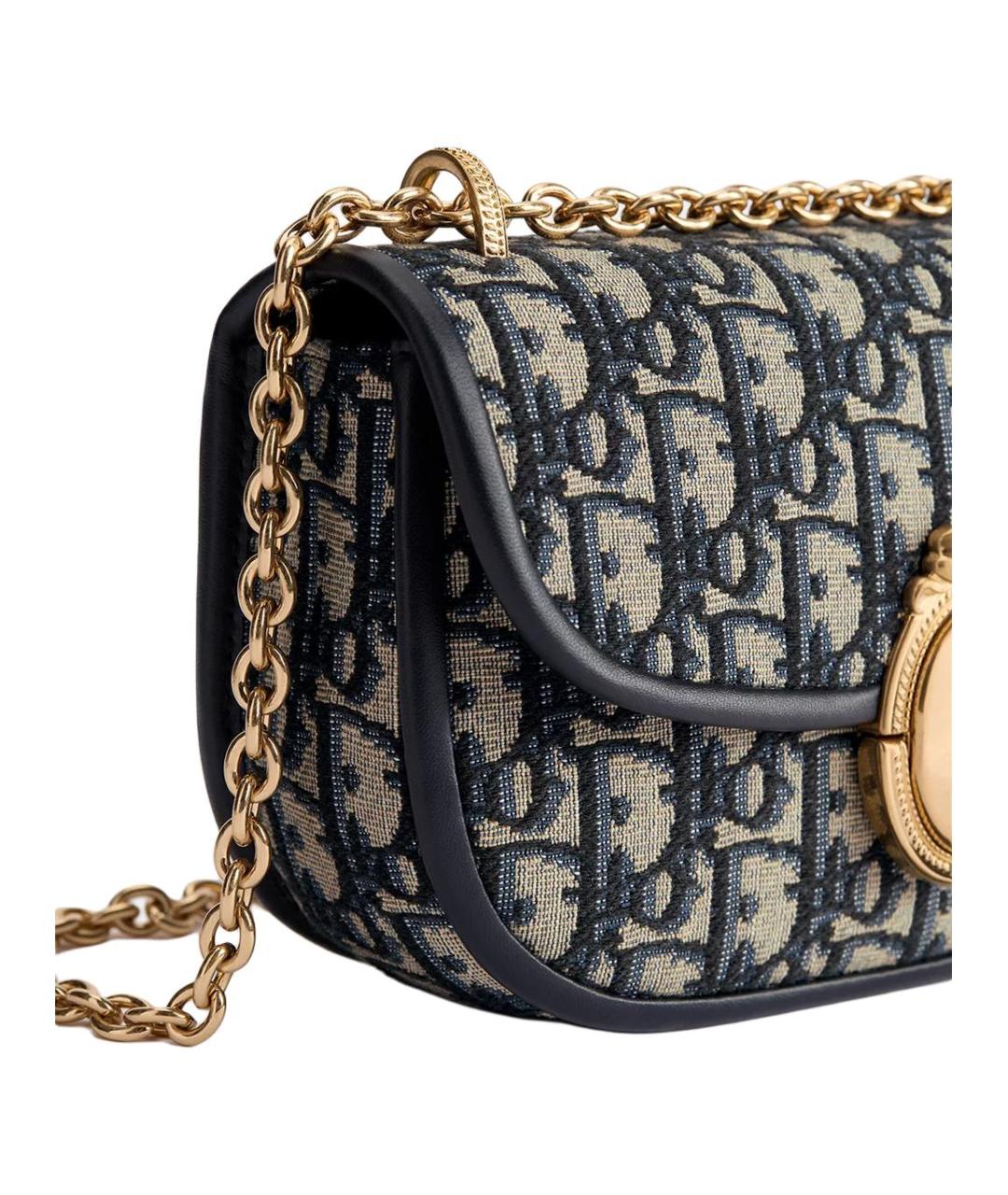 CHRISTIAN DIOR Синяя сумка через плечо, фото 2