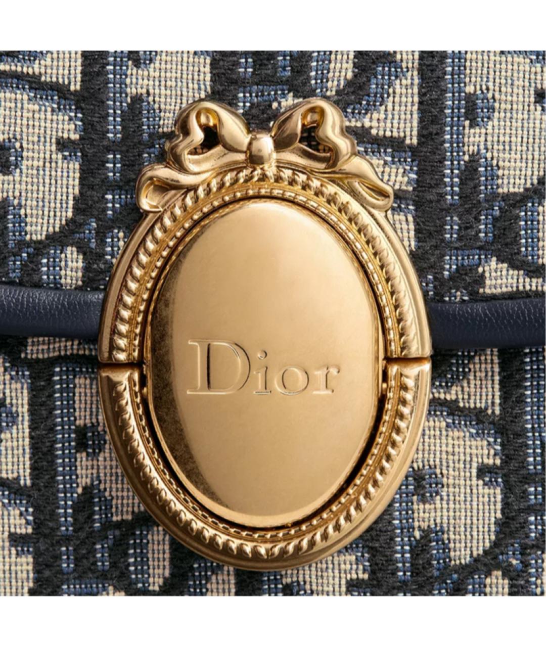 CHRISTIAN DIOR Синяя сумка через плечо, фото 4