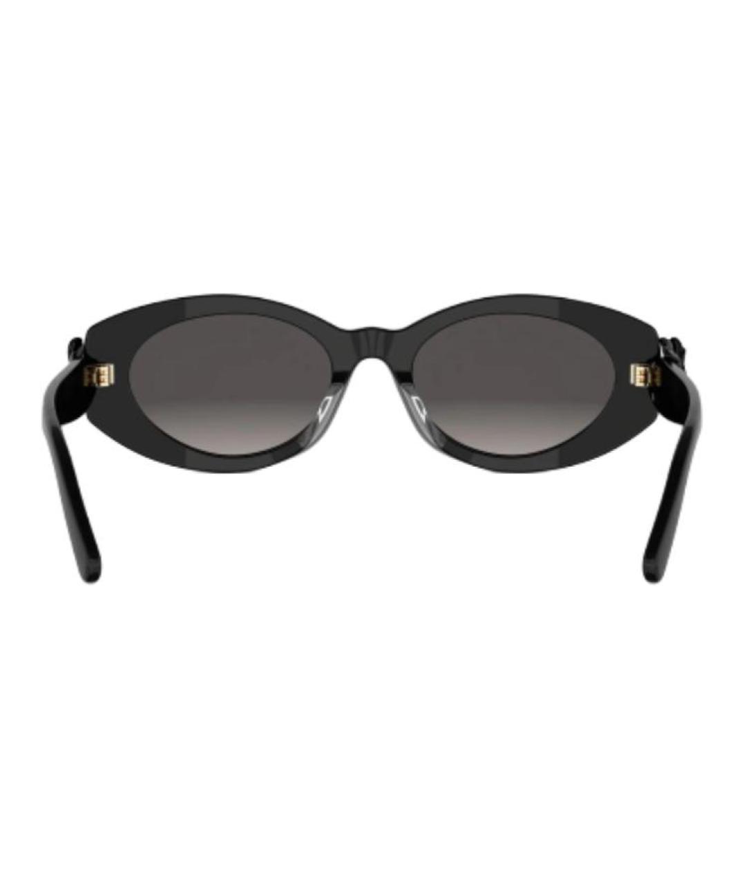 CHRISTIAN DIOR Черные пластиковые солнцезащитные очки, фото 3