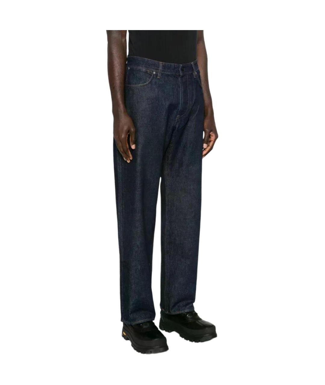 STONE ISLAND Синие прямые джинсы, фото 4