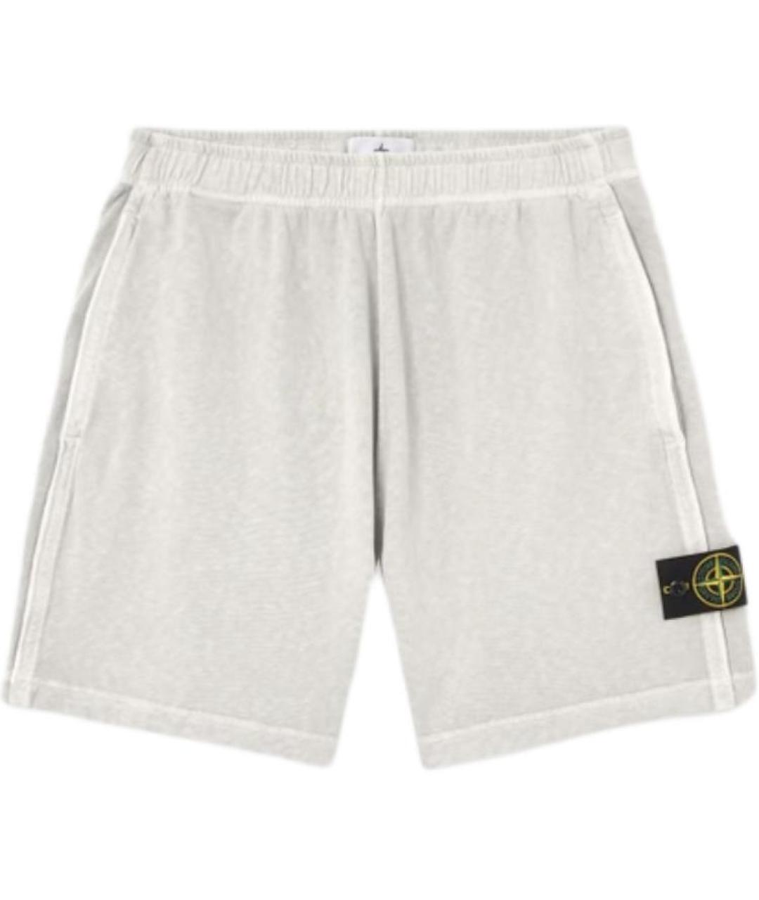 STONE ISLAND Серые шорты, фото 1