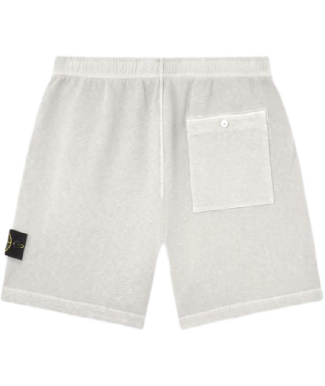 STONE ISLAND Серые шорты, фото 2