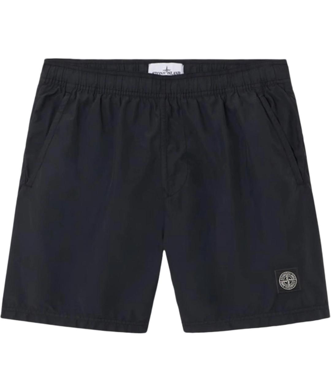 STONE ISLAND Черные шорты, фото 1