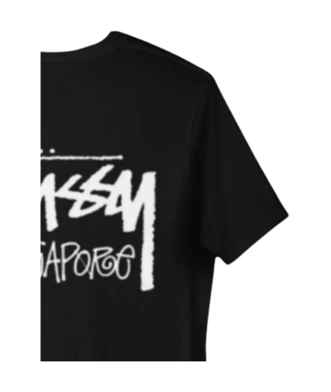 STUSSY Черная футболка, фото 5