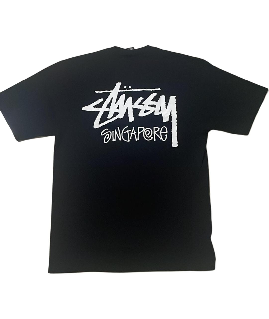 STUSSY Черная футболка, фото 4