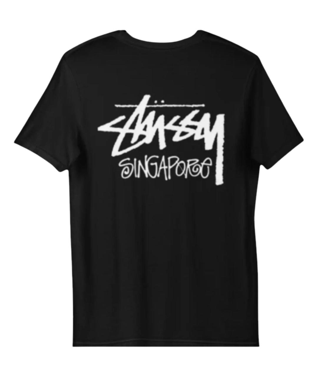 STUSSY Черная футболка, фото 2