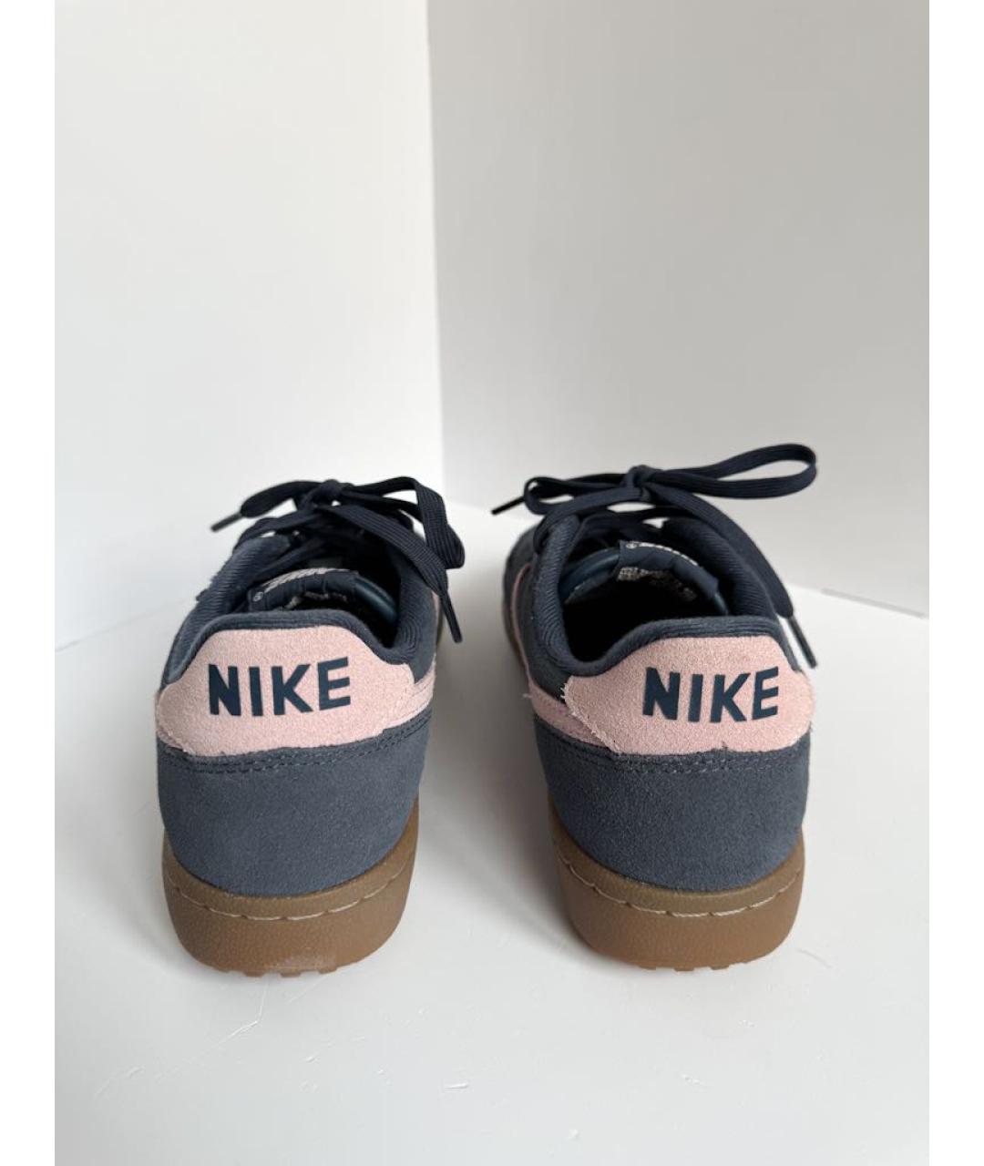 NIKE Серые замшевые кеды, фото 4